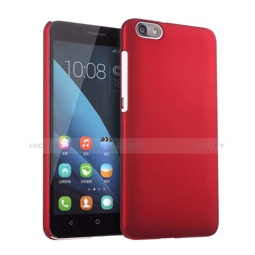 Coque Plastique Rigide Mat pour Huawei Honor 4X Rouge Plus
