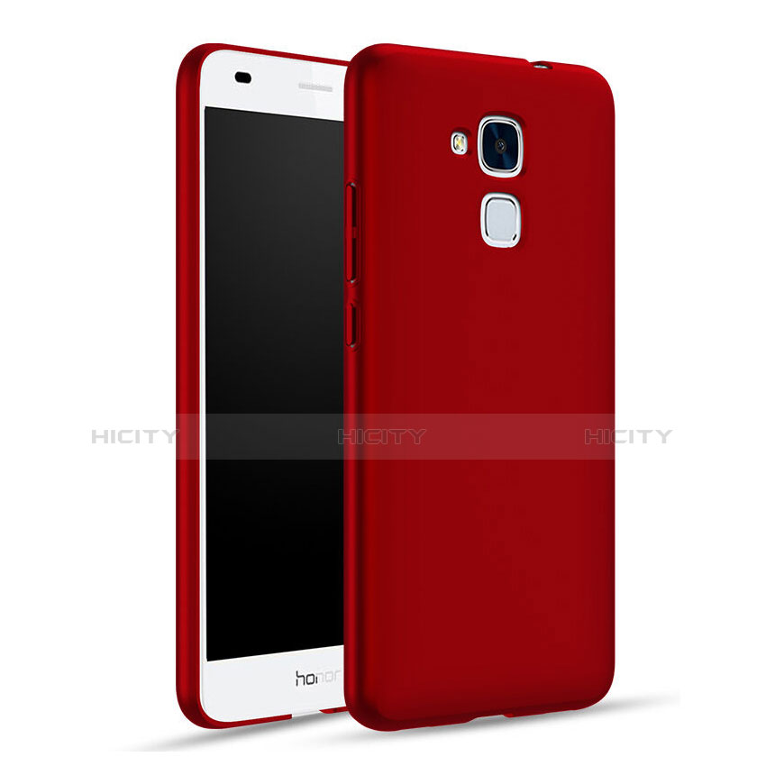 Coque Plastique Rigide Mat pour Huawei Honor 7 Lite Rouge Plus