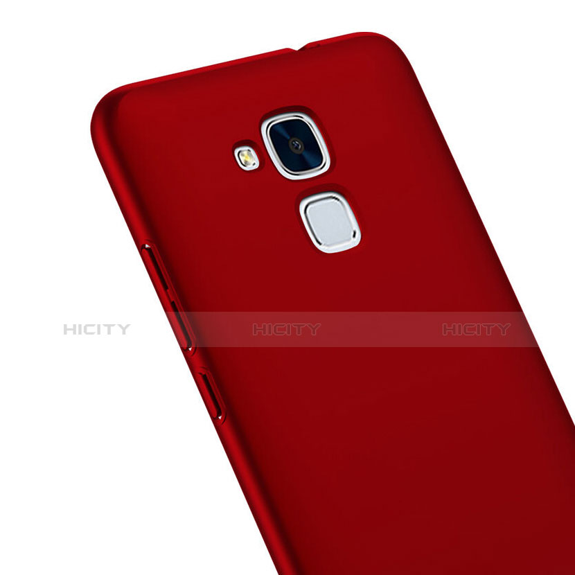 Coque Plastique Rigide Mat pour Huawei Honor 7 Lite Rouge Plus