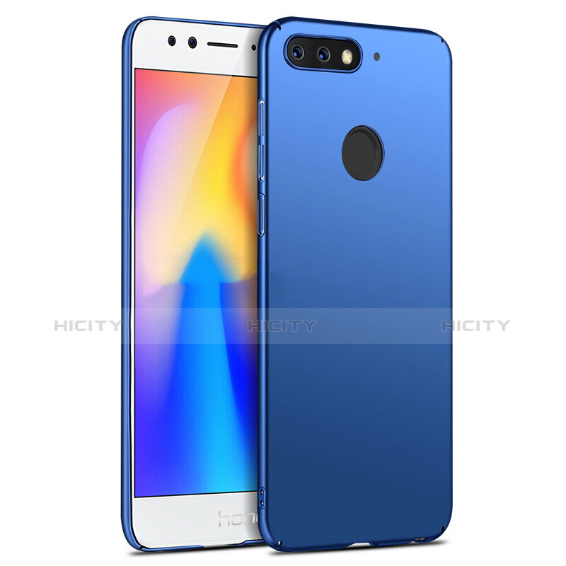 Coque Plastique Rigide Mat pour Huawei Honor 7A Bleu Plus