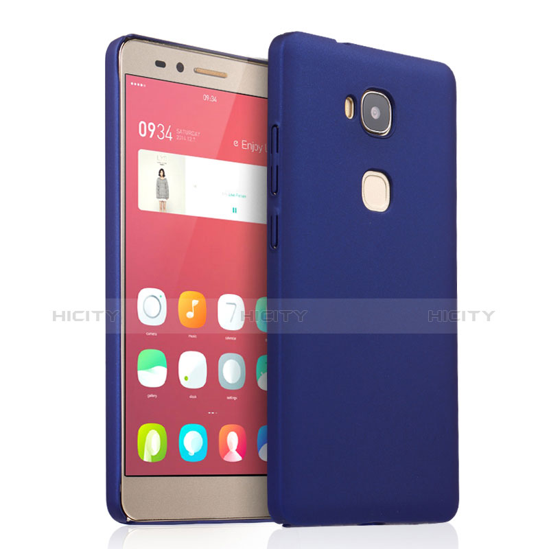 Coque Plastique Rigide Mat pour Huawei Honor X5 Bleu Plus