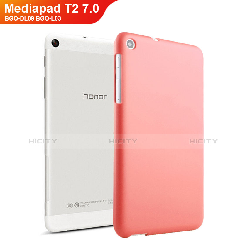Coque Plastique Rigide Mat pour Huawei Mediapad T1 7.0 T1-701 T1-701U Rouge Plus