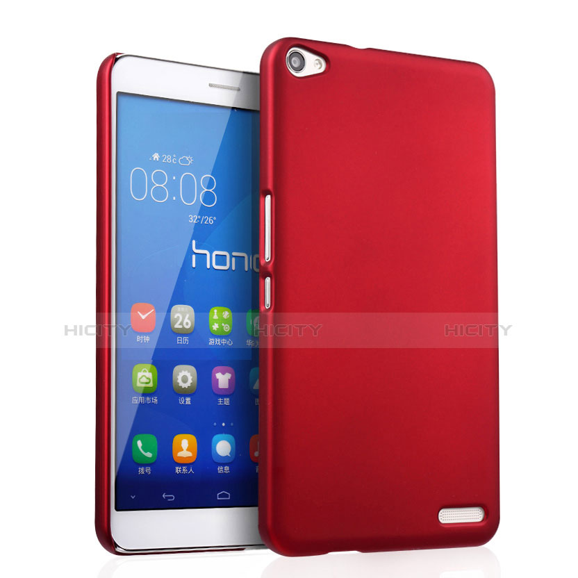 Coque Plastique Rigide Mat pour Huawei MediaPad X2 Rouge Plus