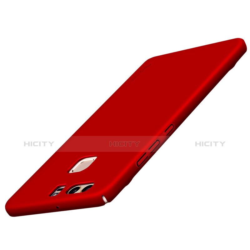 Coque Plastique Rigide Mat pour Huawei P9 Rouge Plus