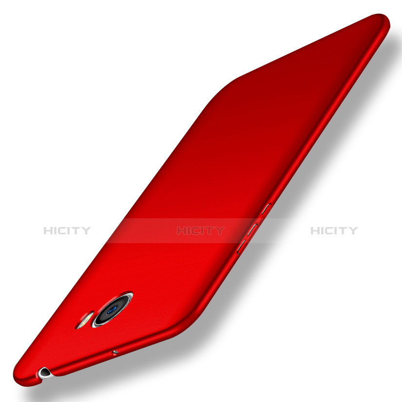 Coque Plastique Rigide Mat pour Huawei Y5 II Y5 2 Rouge Plus