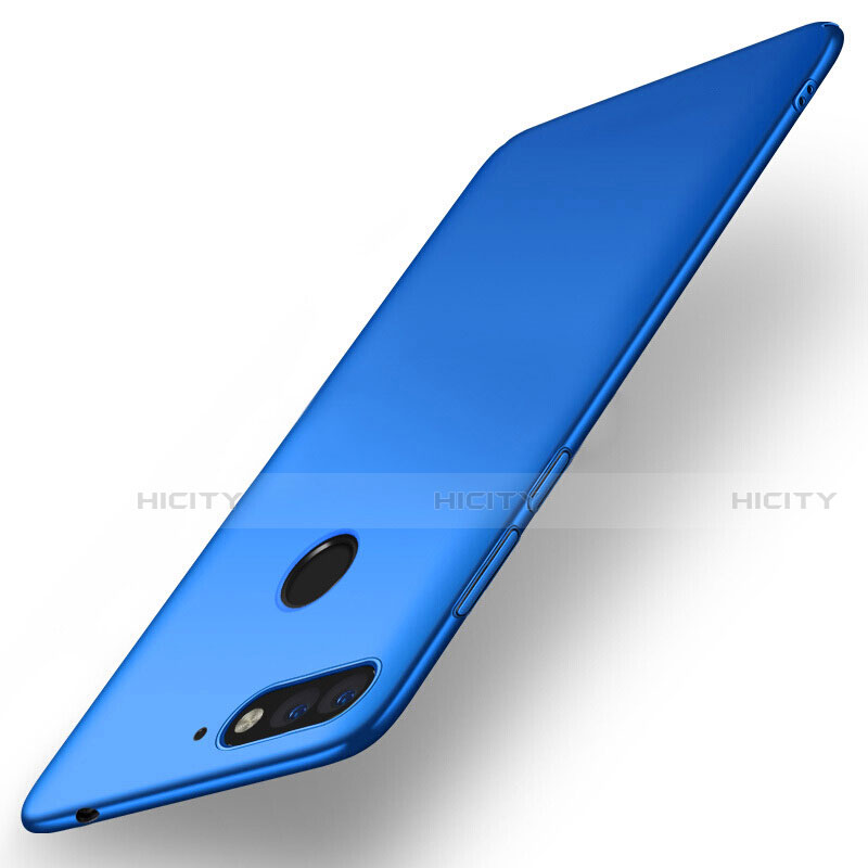 Coque Plastique Rigide Mat pour Huawei Y6 Prime (2018) Bleu Plus