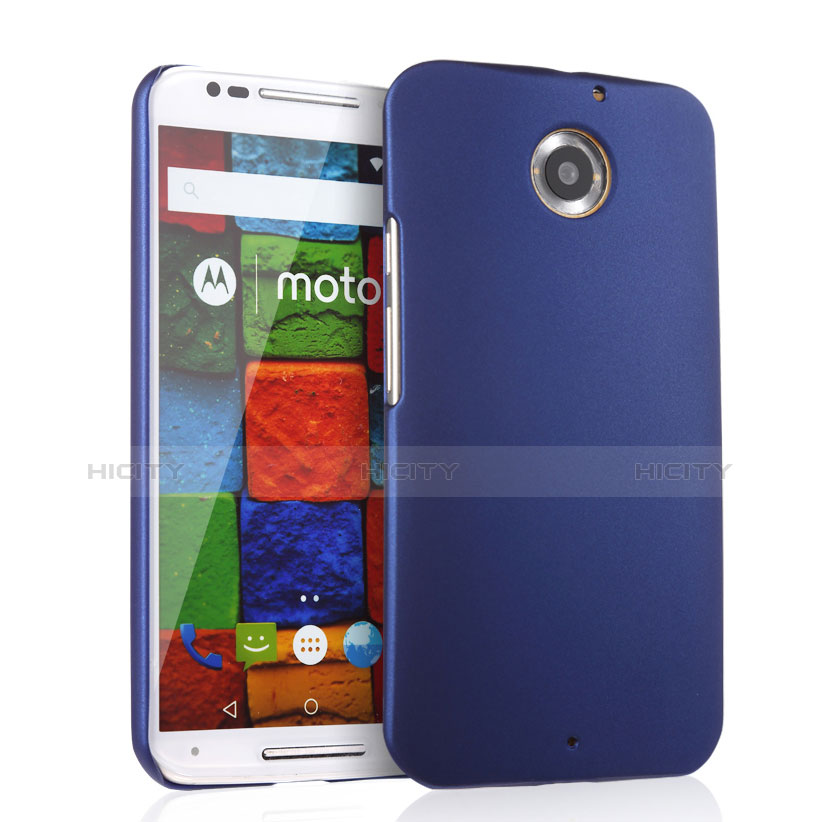 Coque Plastique Rigide Mat pour Motorola Moto X (2nd Gen) Bleu Plus