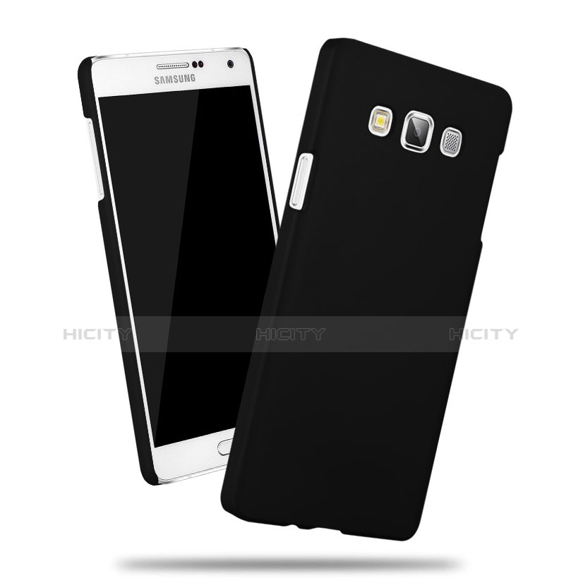 Coque Plastique Rigide Mat pour Samsung Galaxy A3 Duos SM-A300F Noir Plus