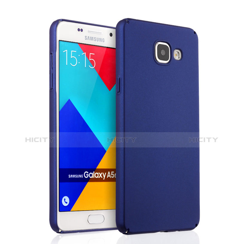Coque Plastique Rigide Mat pour Samsung Galaxy A5 (2016) SM-A510F Bleu Plus