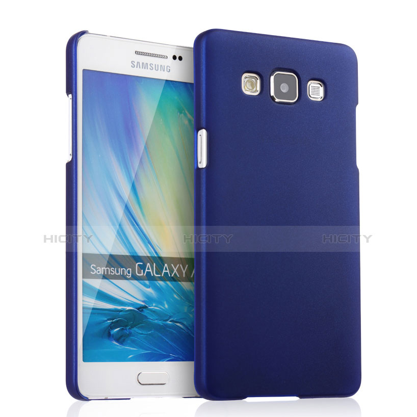 Coque Plastique Rigide Mat pour Samsung Galaxy A5 Duos SM-500F Bleu Plus