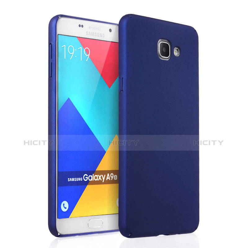 Coque Plastique Rigide Mat pour Samsung Galaxy A9 (2016) A9000 Bleu Plus