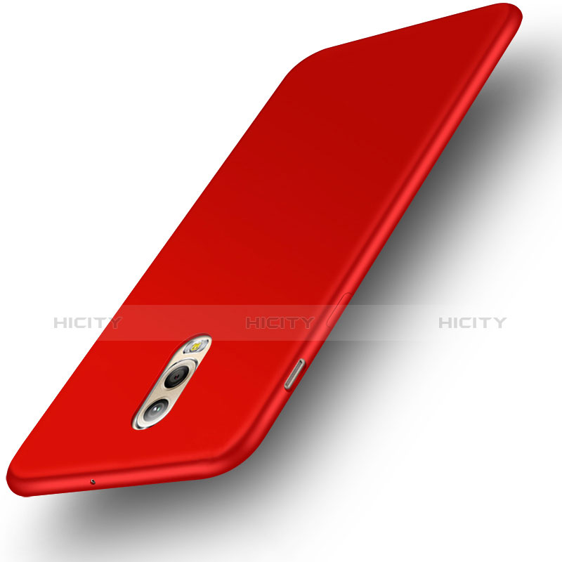 Coque Plastique Rigide Mat pour Samsung Galaxy C8 C710F Rouge Plus