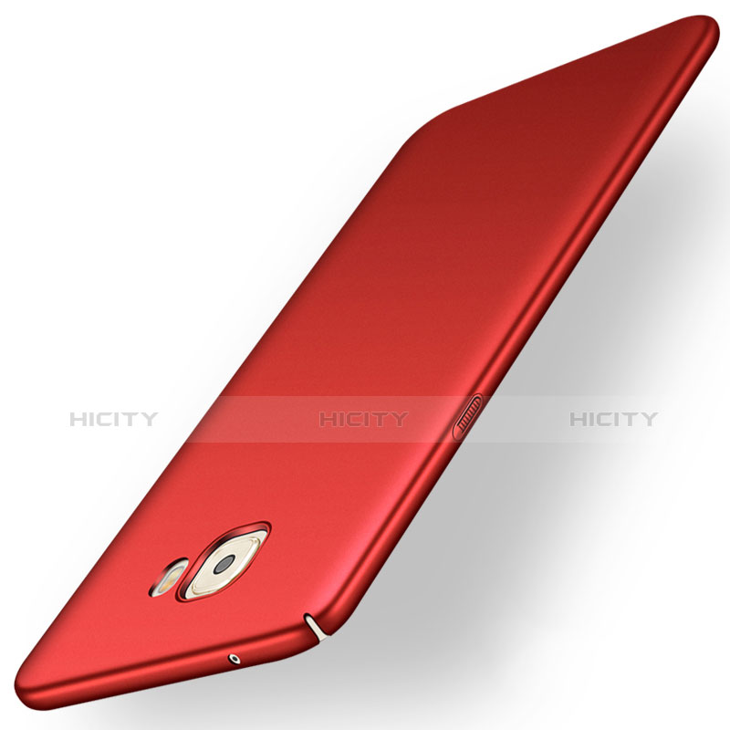 Coque Plastique Rigide Mat pour Samsung Galaxy C9 Pro C9000 Rouge Plus