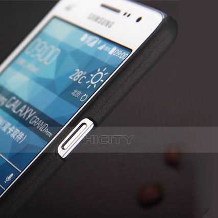 Coque Plastique Rigide Mat pour Samsung Galaxy Grand Prime SM-G530H Noir Plus