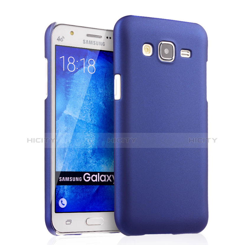 Coque Plastique Rigide Mat pour Samsung Galaxy J5 SM-J500F Bleu Plus