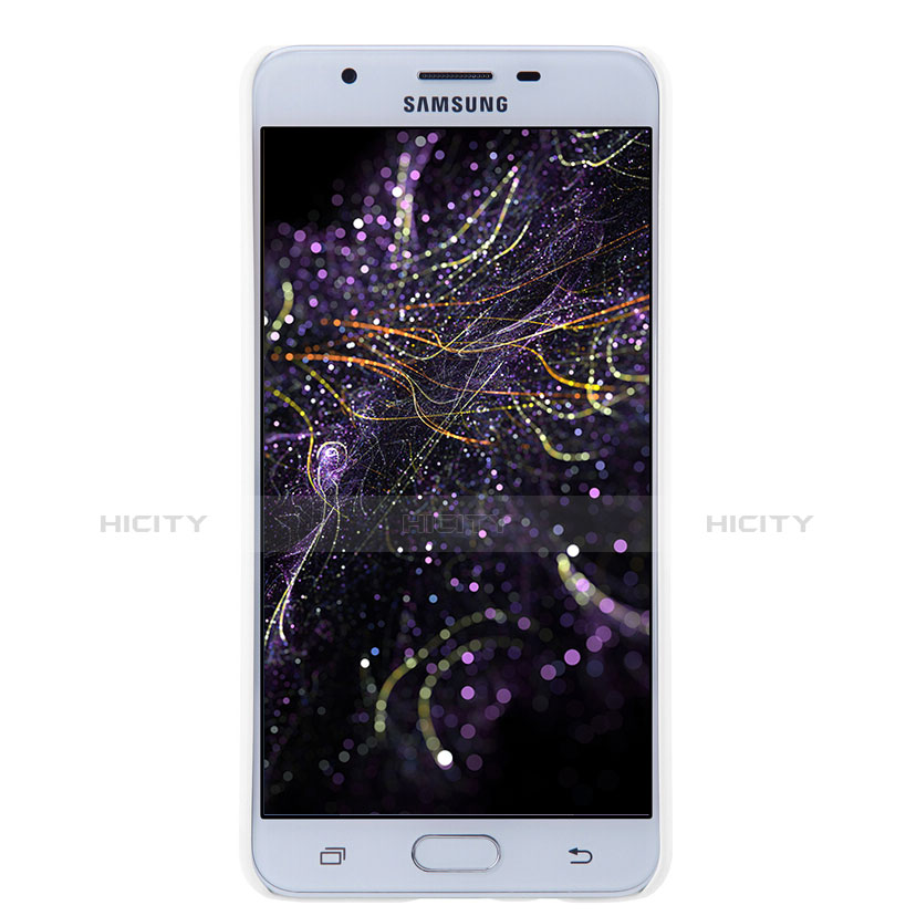 Coque Plastique Rigide Mat pour Samsung Galaxy On5 (2016) G570 G570F Blanc Plus