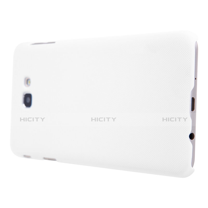 Coque Plastique Rigide Mat pour Samsung Galaxy On5 (2016) G570 G570F Blanc Plus