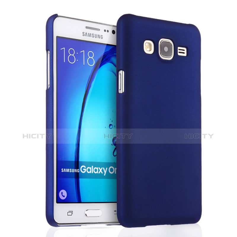 Coque Plastique Rigide Mat pour Samsung Galaxy On5 Pro Bleu Plus