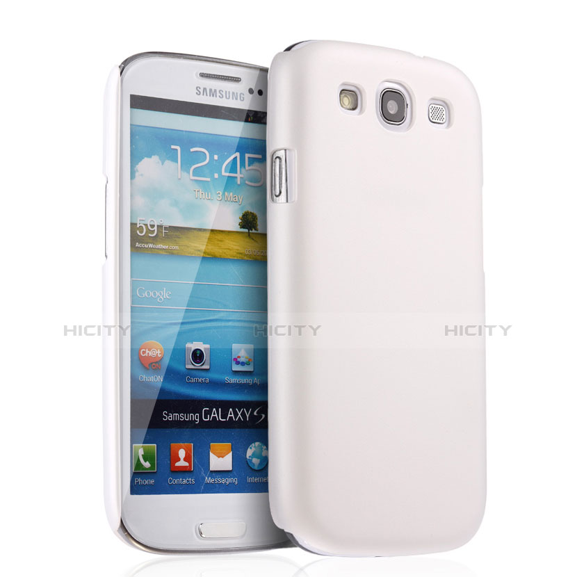 Coque Plastique Rigide Mat pour Samsung Galaxy S3 4G i9305 Blanc Plus