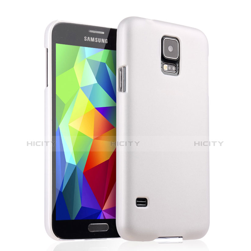 Coque Plastique Rigide Mat pour Samsung Galaxy S5 Duos Plus Blanc Plus