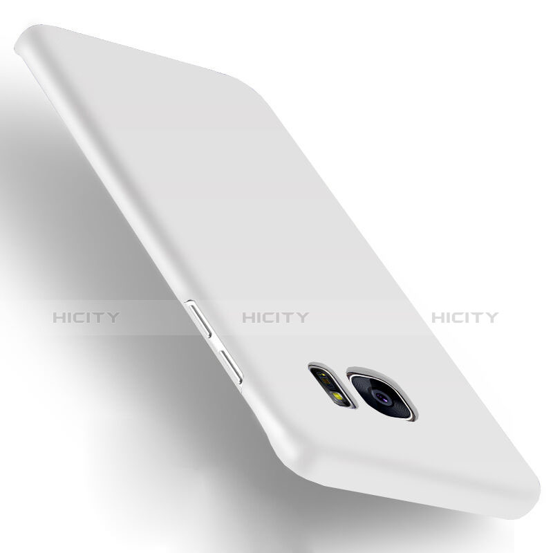 Coque Plastique Rigide Mat pour Samsung Galaxy S7 Edge G935F Blanc Plus