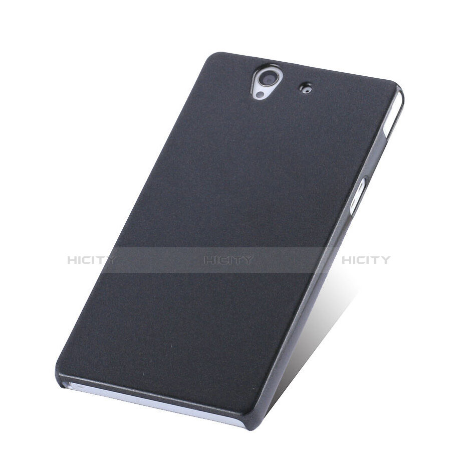 Coque Plastique Rigide Mat pour Sony Xperia Z L36h Noir Plus