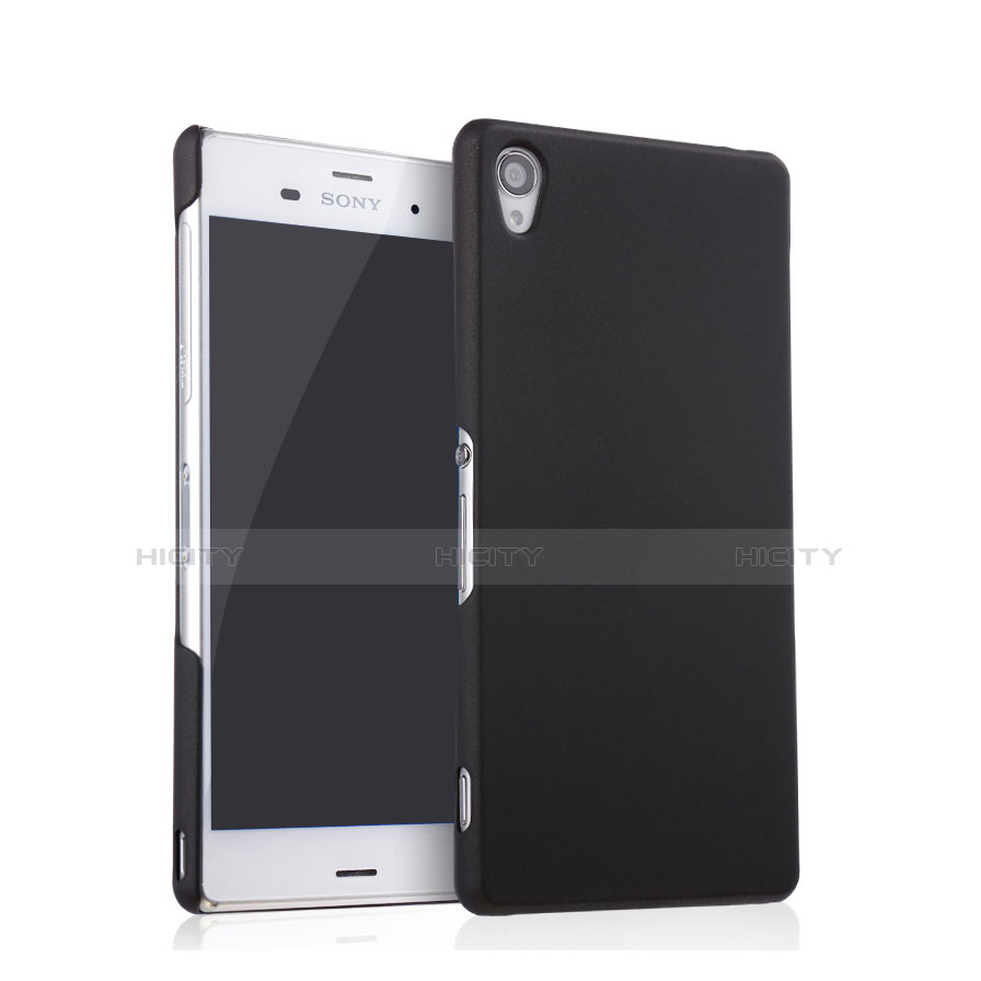 Coque Plastique Rigide Mat pour Sony Xperia Z3 Noir Plus