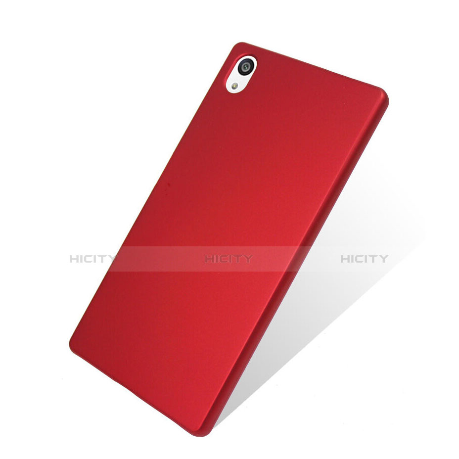 Coque Plastique Rigide Mat pour Sony Xperia Z5 Rouge Plus