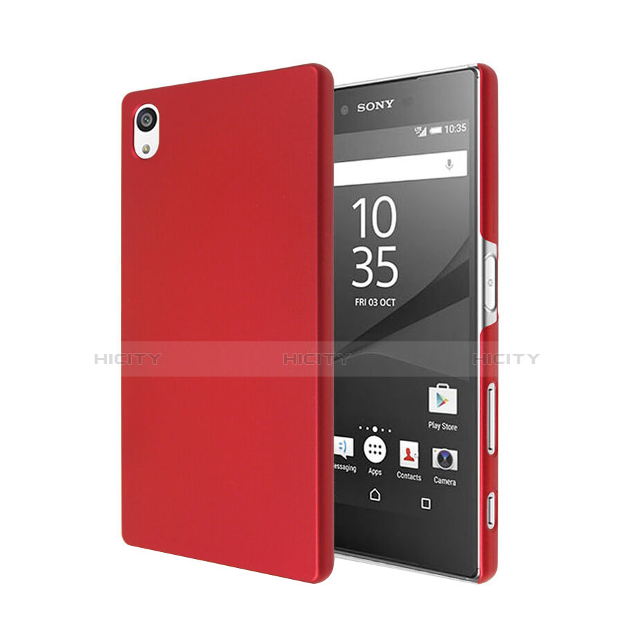 Coque Plastique Rigide Mat pour Sony Xperia Z5 Rouge Plus
