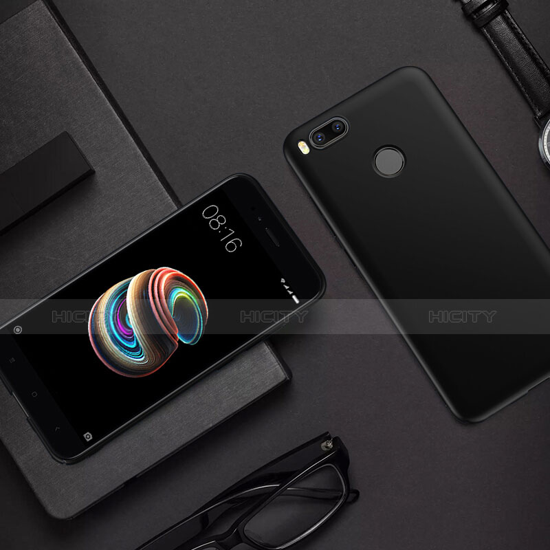 Coque Plastique Rigide Mat pour Xiaomi Mi A1 Noir Plus