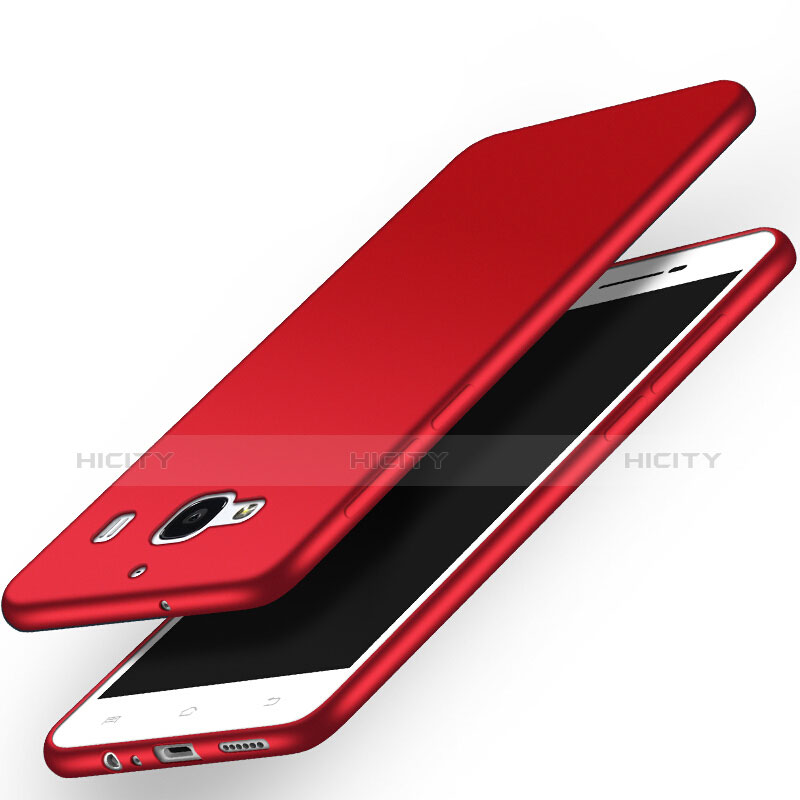 Coque Plastique Rigide Mat pour Xiaomi Redmi 2A Rouge Plus