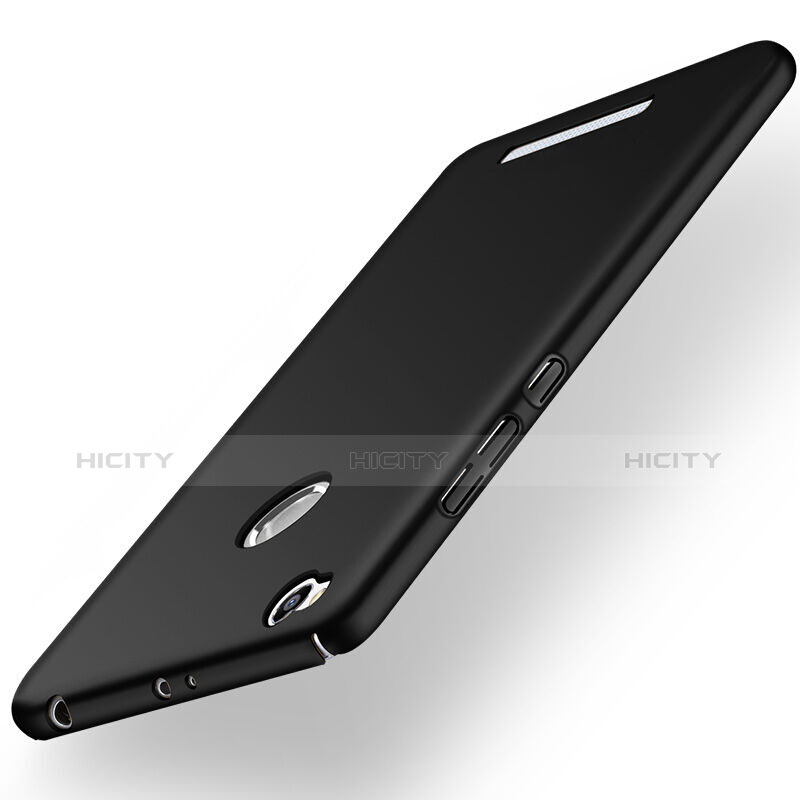 Coque Plastique Rigide Mat pour Xiaomi Redmi 3 High Edition Noir Plus
