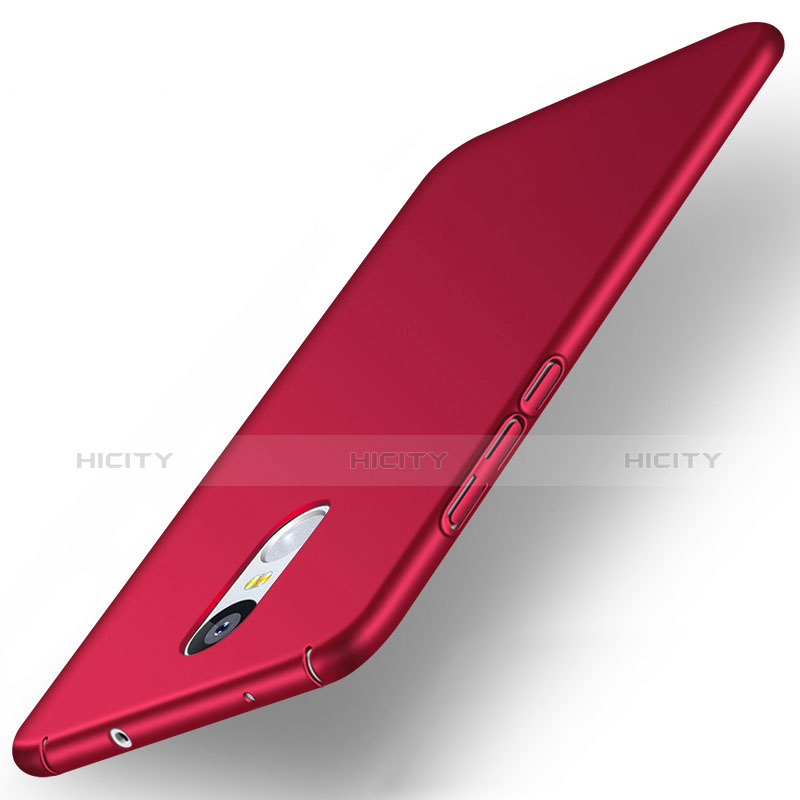 Coque Plastique Rigide Mat pour Xiaomi Redmi Note 4 Standard Edition Rouge Plus
