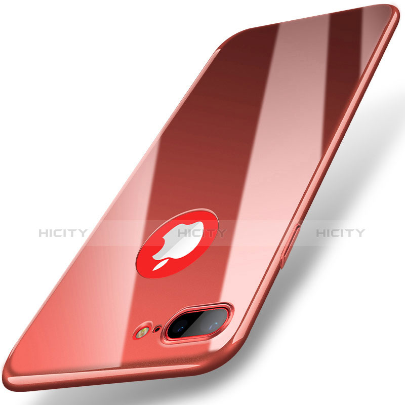 Coque Plastique Rigide Miroir pour Apple iPhone 7 Plus Rouge Plus