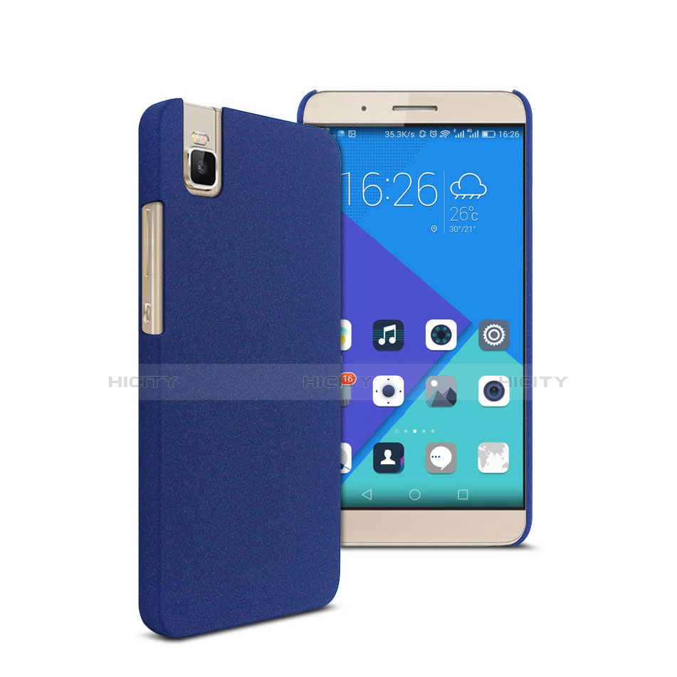 Coque Plastique Rigide Sables Mouvants pour Huawei Honor 7i shot X Bleu Plus