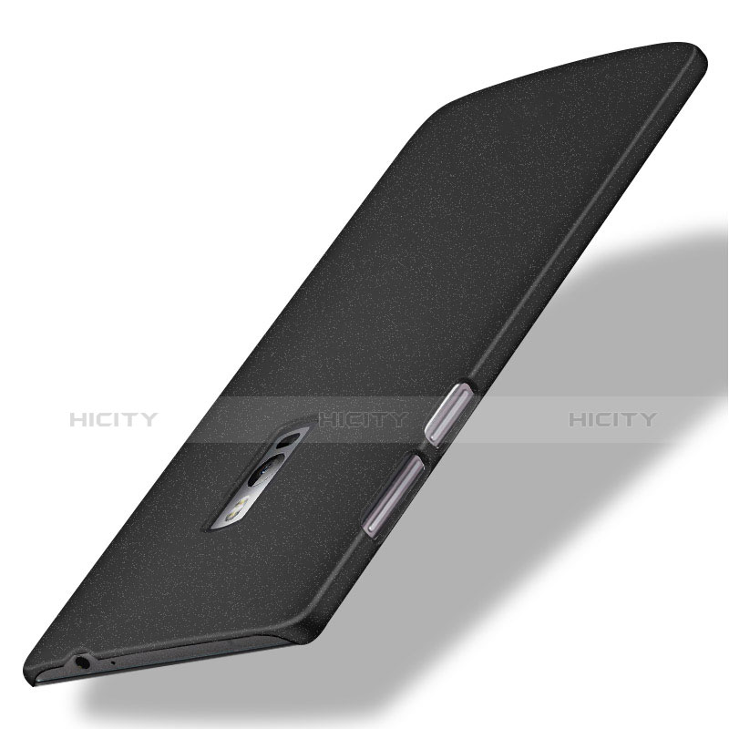 Coque Plastique Rigide Sables Mouvants pour OnePlus 2 Noir Plus
