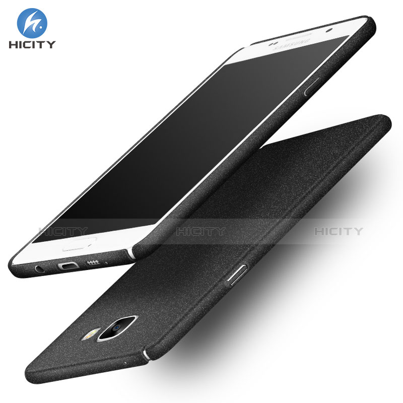 Coque Plastique Rigide Sables Mouvants pour Samsung Galaxy A5 (2016) SM-A510F Noir Plus
