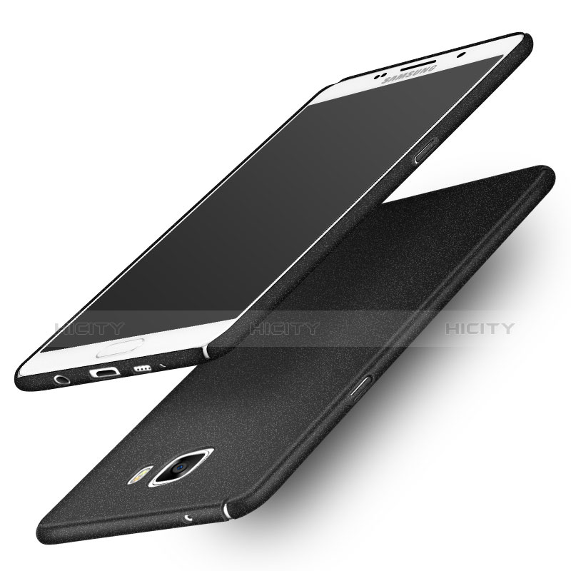Coque Plastique Rigide Sables Mouvants pour Samsung Galaxy A9 (2016) A9000 Noir Plus