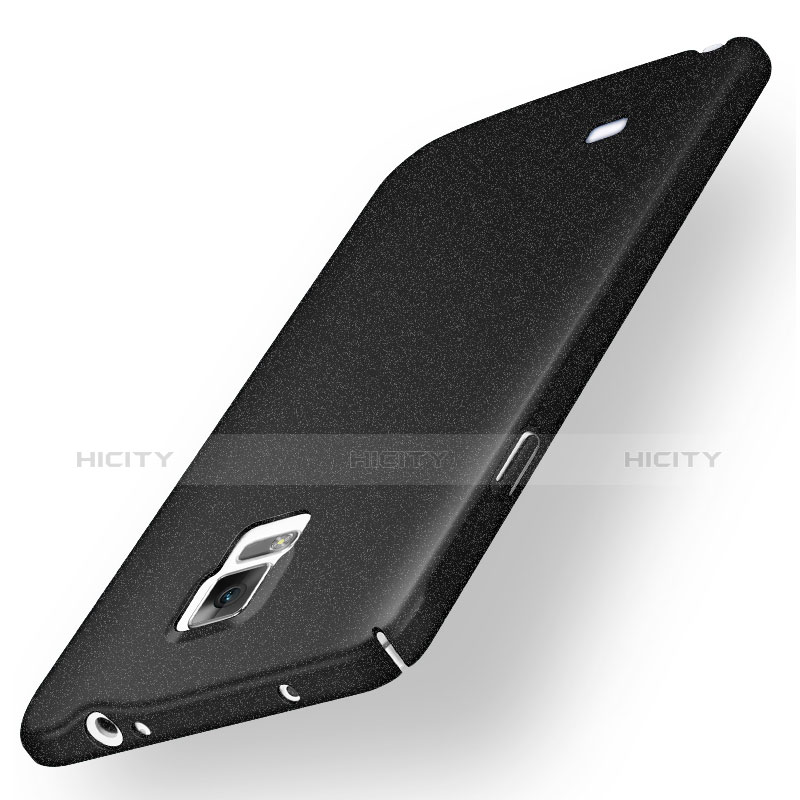 Coque Plastique Rigide Sables Mouvants pour Samsung Galaxy Note 4 Duos N9100 Dual SIM Noir Plus