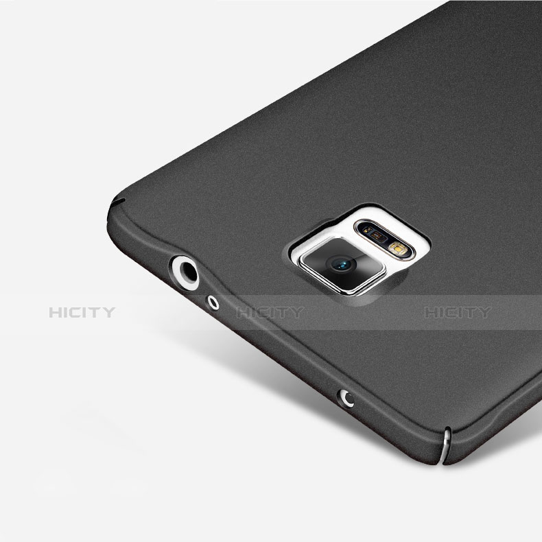 Coque Plastique Rigide Sables Mouvants pour Samsung Galaxy Note 4 SM-N910F Noir Plus