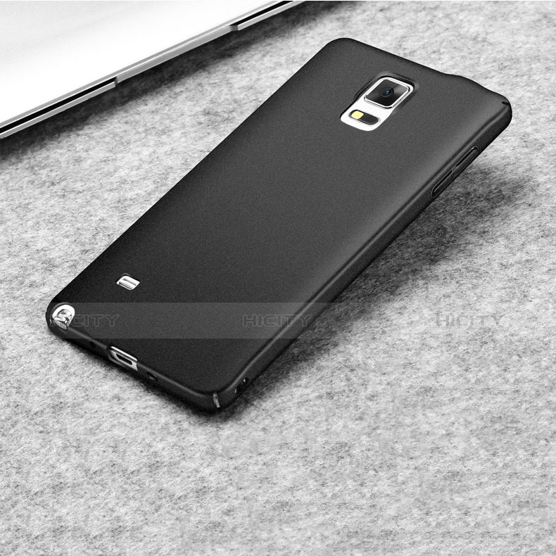 Coque Plastique Rigide Sables Mouvants pour Samsung Galaxy Note 4 SM-N910F Noir Plus