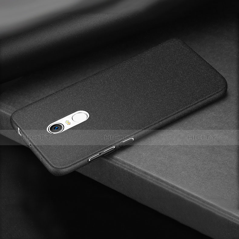Coque Plastique Rigide Sables Mouvants Q01 pour Xiaomi Redmi Note 4 Noir Plus