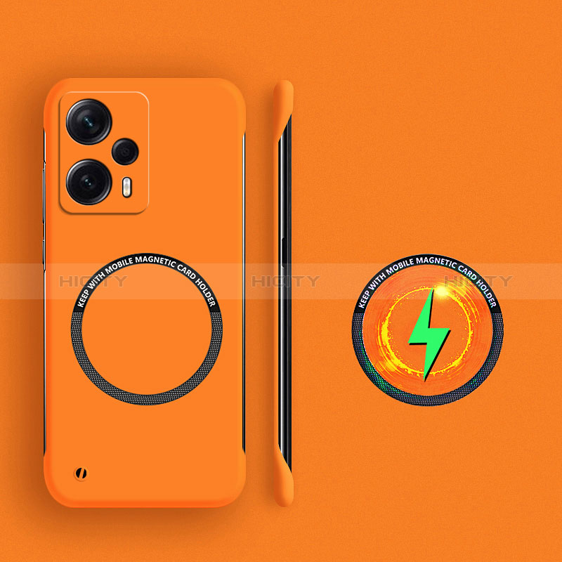 Coque Plastique Rigide Sans Cadre Etui Housse Mat avec Mag-Safe Magnetic Magnetique pour Xiaomi Poco F5 5G Orange Plus