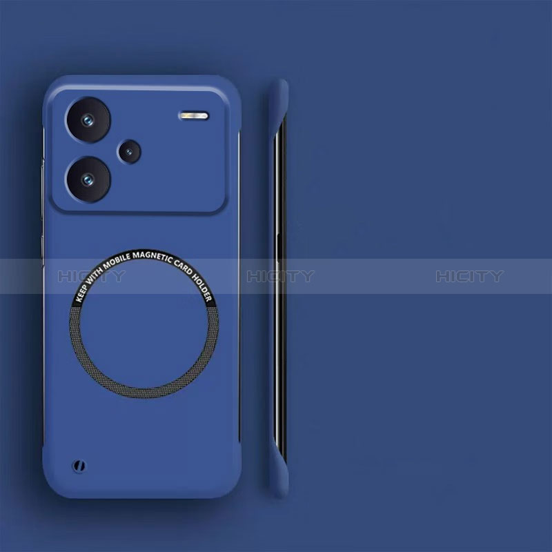 Coque Plastique Rigide Sans Cadre Etui Housse Mat avec Mag-Safe Magnetic Magnetique pour Xiaomi Redmi Note 13 Pro+ Plus 5G Bleu Plus