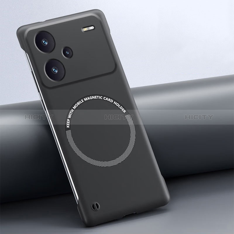 Coque Plastique Rigide Sans Cadre Etui Housse Mat avec Mag-Safe Magnetic Magnetique pour Xiaomi Redmi Note 13 Pro+ Plus 5G Noir Plus