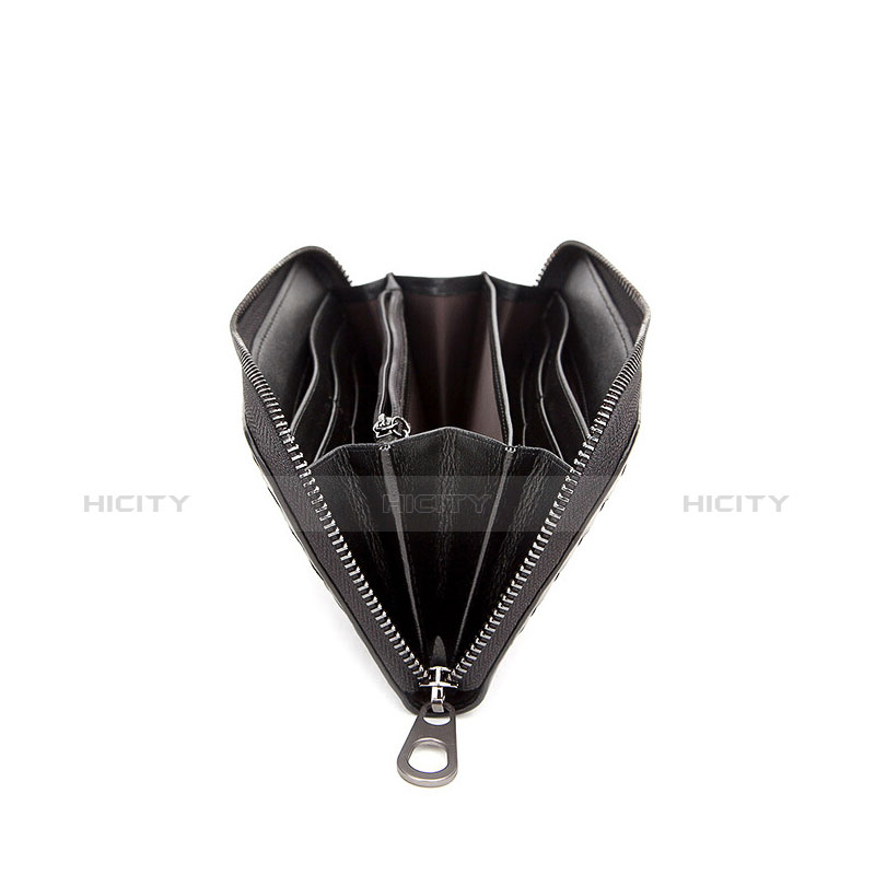 Coque Pochette Cuir Losange Universel H15 Noir Plus