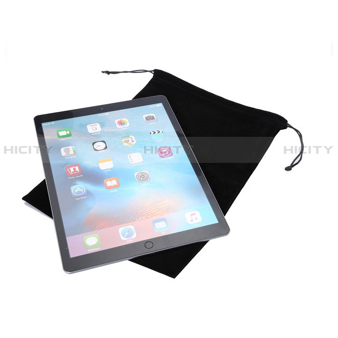 Coque Pochette Velour pour Apple New iPad 9.7 (2017) Noir Plus