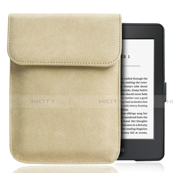 Coque Pochette Velour S01 pour Amazon Kindle Paperwhite 6 inch Or Plus