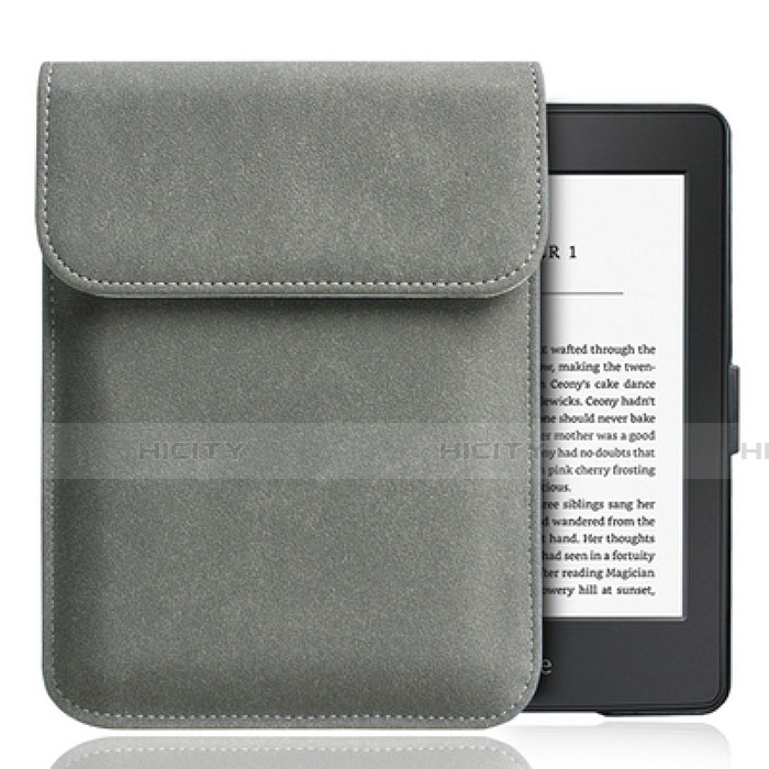 Coque Clapet Portefeuille Livre Tissu pour  Kindle Paperwhite 6 inch  Bleu