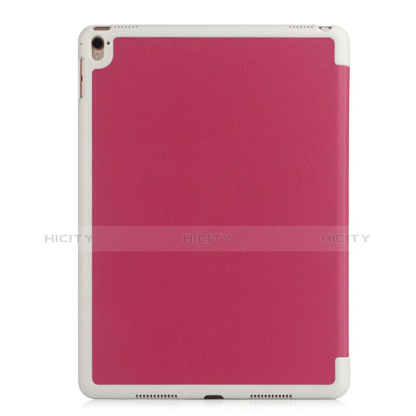 Coque Portefeuille Cuir Mat pour Apple iPad Pro 9.7 Rouge Plus